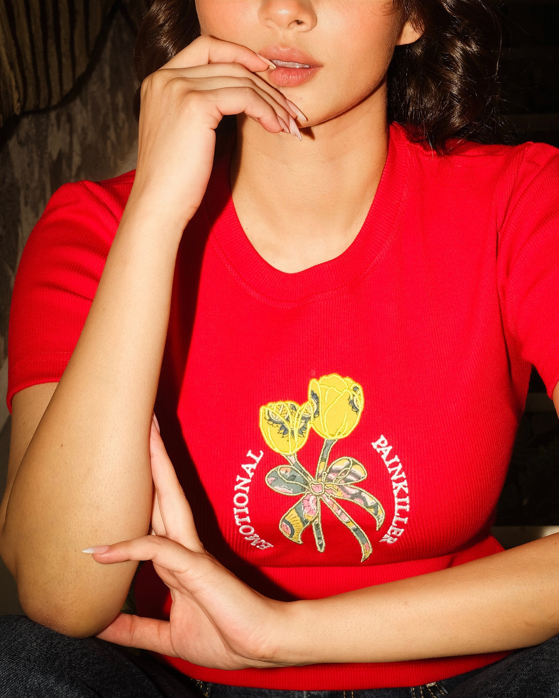 PAINKILLER FITTED BABY TEE